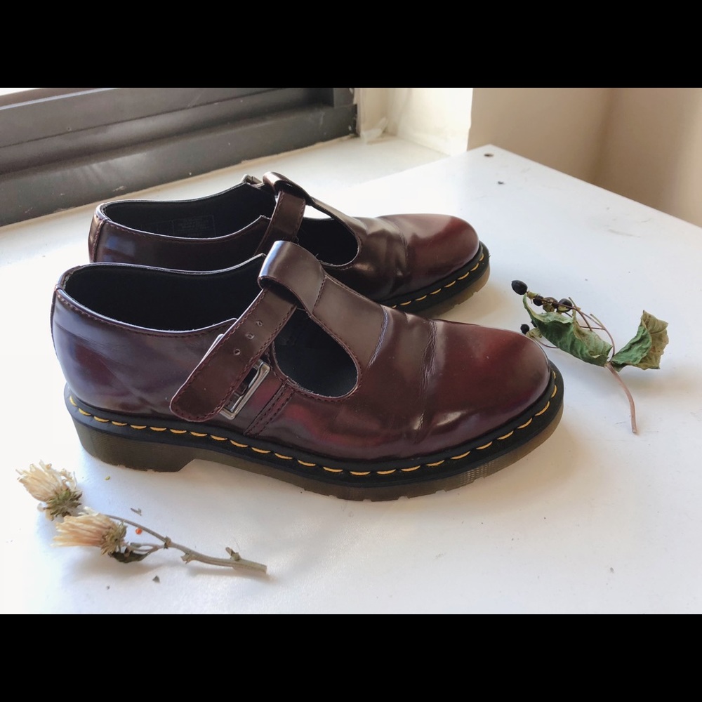 Dr. Martens Vegan Leather Cherry Mary Janes